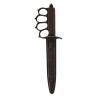 Couteau de tranchée, Knuckle Knife, M1918, L.F. & C., avec fourreau