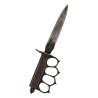 Couteau de tranchée, Knuckle Knife, M1918, L.F. & C., avec fourreau