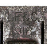 Couteau de tranchée, Knuckle Knife, M1918, L.F. & C., avec fourreau
