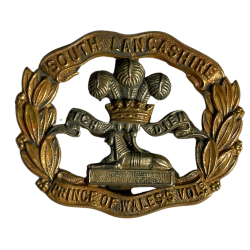 Cap Badge, The South Lancashire, D-Day, Sword Beach, Normandy
