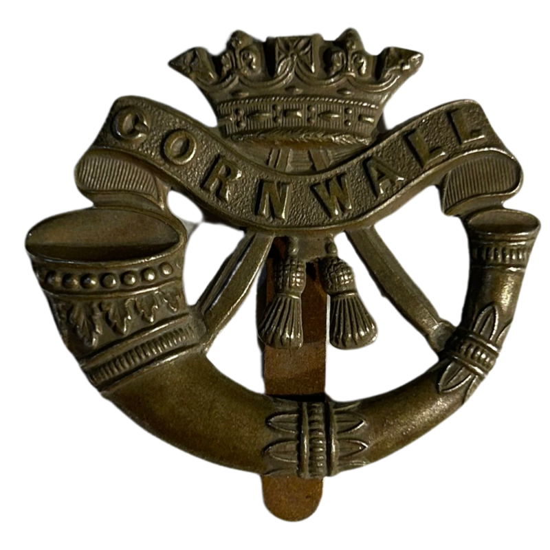 Cap Badge, The Duke of Cornwall's Light Infantry, Dunkerque & Normandie, J.R. Gaunt B'Ham