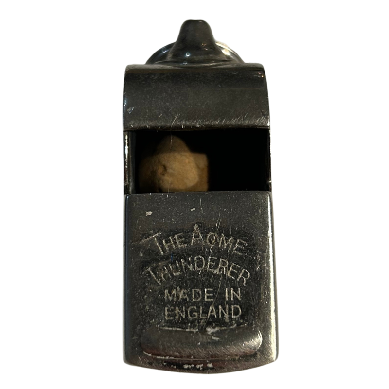 Sifflet en laiton chromé, THE ACME THUNDERER, Made in England