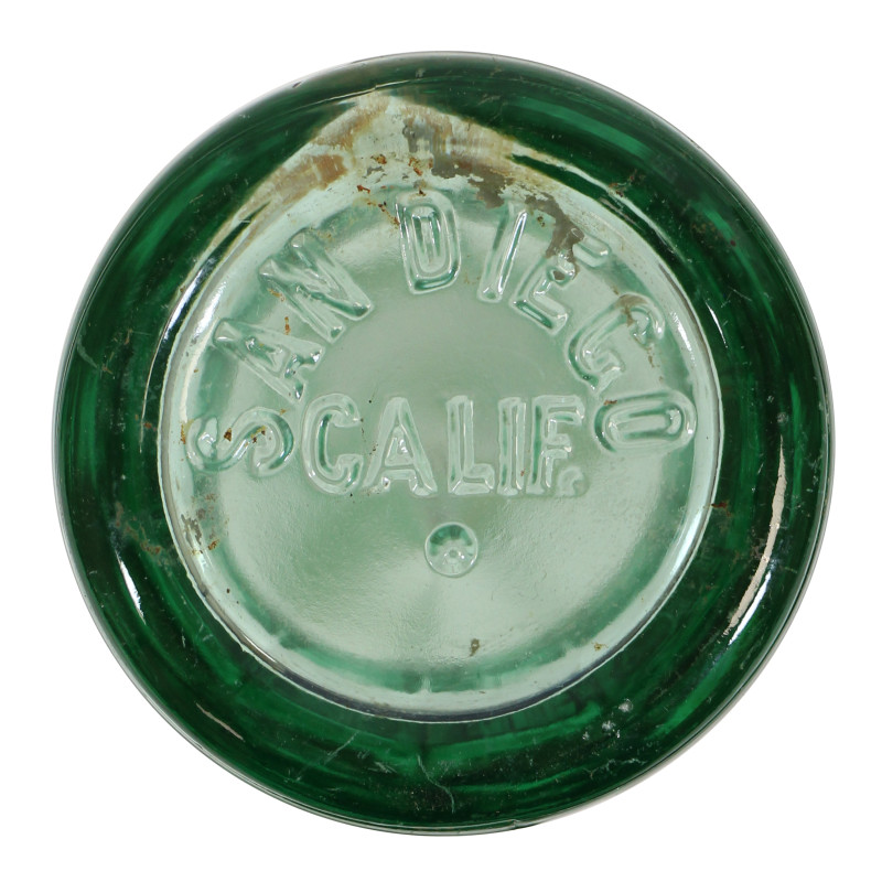 Bottle, Green Glass, Coca-Cola, San Diego, California