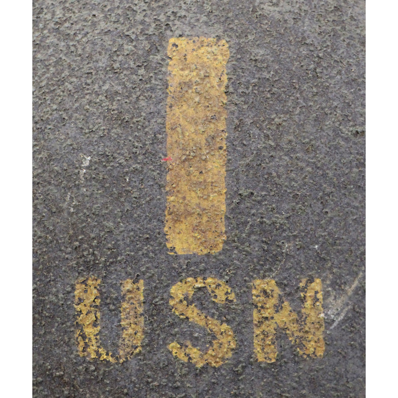 Casque M1, pattes fixes, Schlueter, Ensign, US Navy, liner MSA, A washers verts