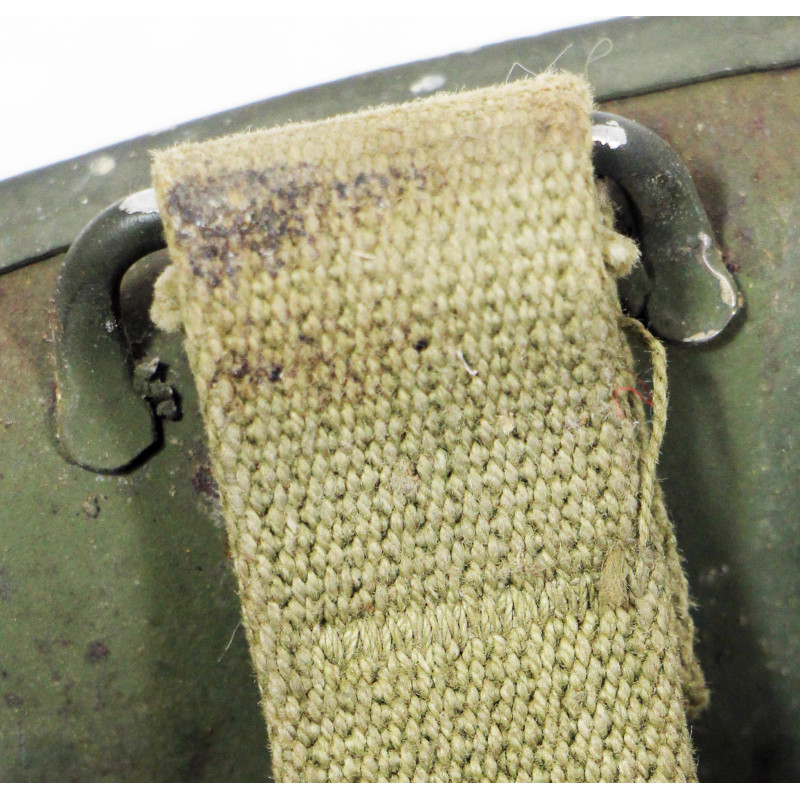 Casque M1, pattes fixes, Schlueter, Ensign, US Navy, liner MSA, A washers verts