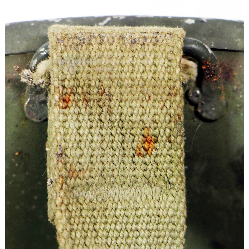 Casque M1, pattes fixes, Schlueter, Ensign, US Navy, liner MSA, A washers verts