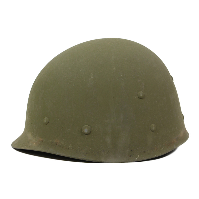Helmet, M1, Fixed Loops, Schlueter, Ensign, US Navy, MSA Liner, Green A Washers