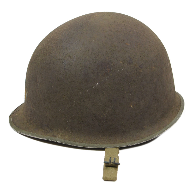 Casque M1, pattes fixes, Schlueter, Ensign, US Navy, liner MSA, A washers verts