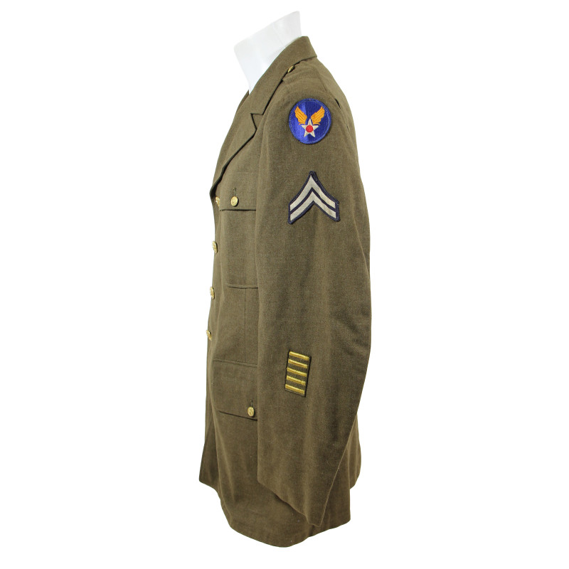 Coat, Serge, Wool, OD, Corporal, USAAF, 42R, 1942