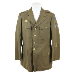 Coat, Serge, Wool, OD, Corporal, USAAF, 42R, 1942