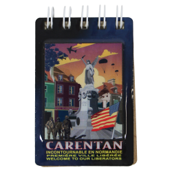 Magnet bloc note, Place de la république, Carentan