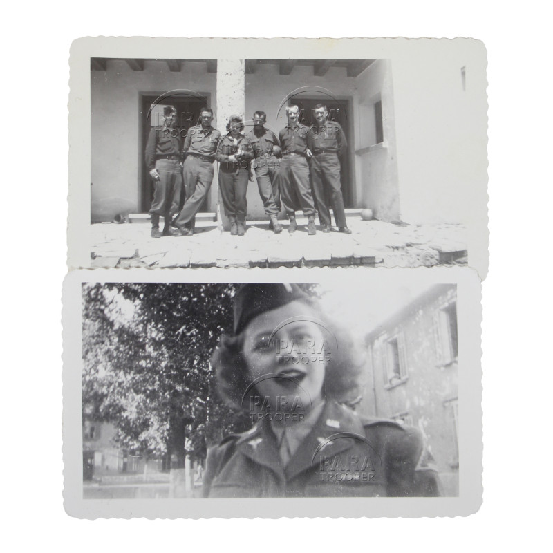 Calot WAC, officier, KNOX, 2nd Lieutenant, nominatif, Seventh Army