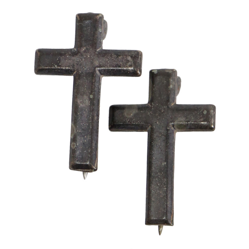 Insignes de col d'aumônier chrétien, Chaplain, GEMSCO, à épingle