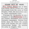 Grouping, Pvt. Clifton Stapp, Hq. Co., 2nd Bn., 315th Inf. Regt., 79th Infantry Division, POW, ETO