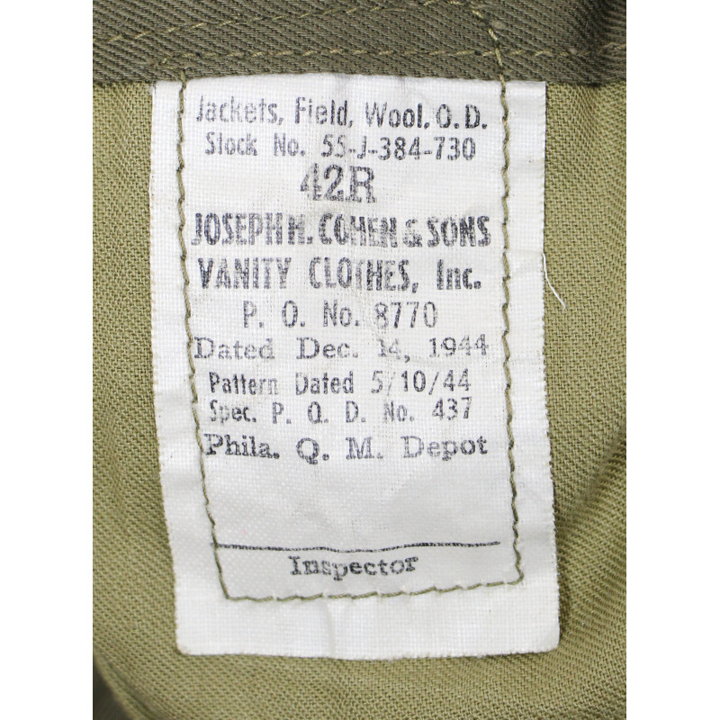 Jacket, Ike, Third Army & ETOUSA, 42R, 1944