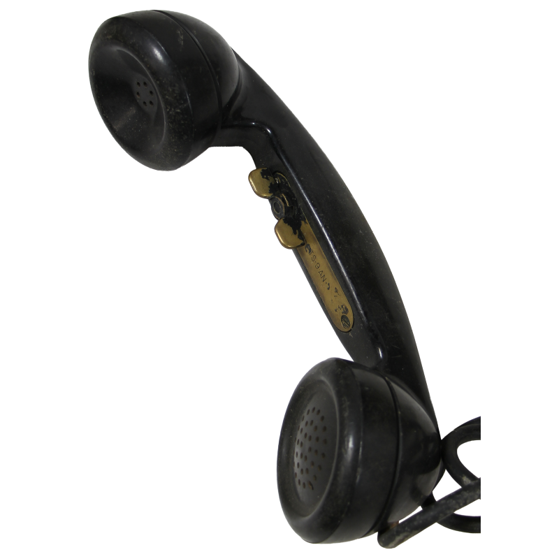 Telephone, Field, EE-8-A, Signal Corps, with Leather Case
