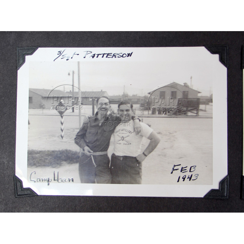 Set of Two Albums, T/3 Allen Crenshaw, Jr., Medic, 546th AAA (AW) Bn., Third Army, ETO