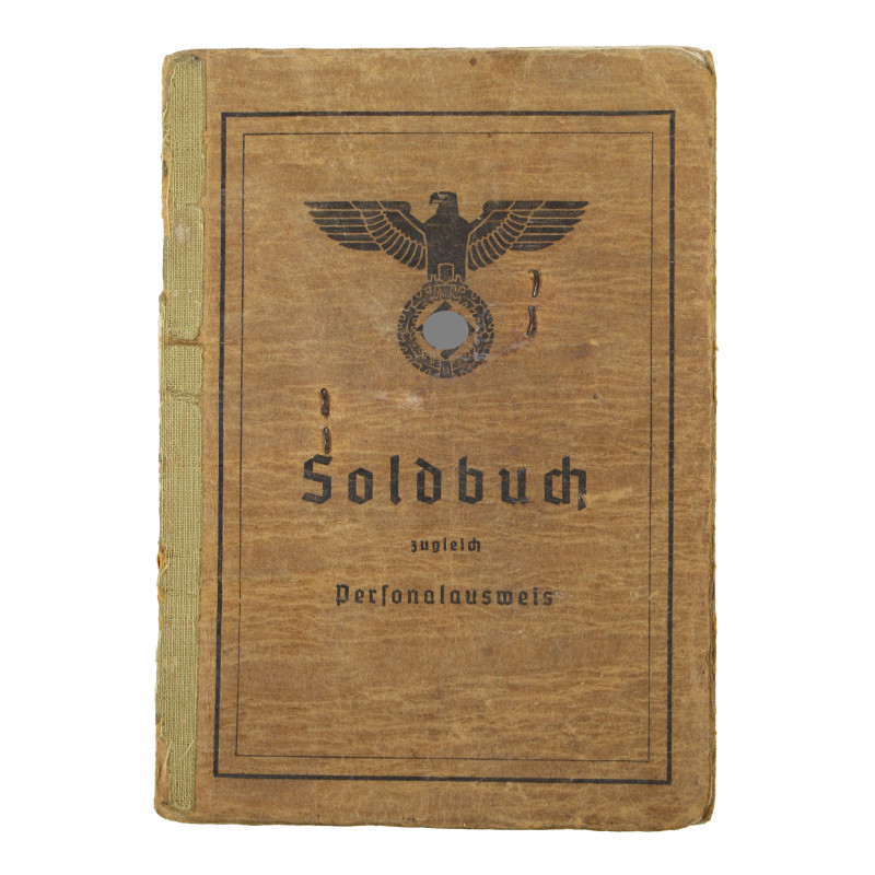 Soldbuch, Pz.-Gren. Wilhelm Streiter, Heer, Nachrichten Ersatz Kompanie für Panzer-Grenadiere 57