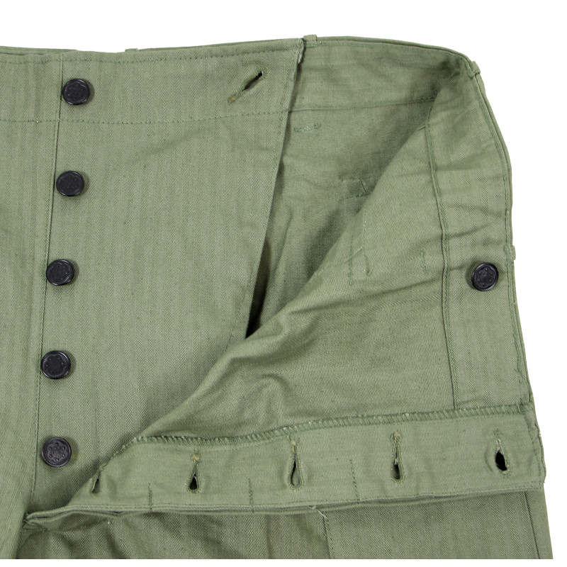 Ensemble HBT (Herringbone Twill), Special, OD, veste et pantalon, 1942 - 1943