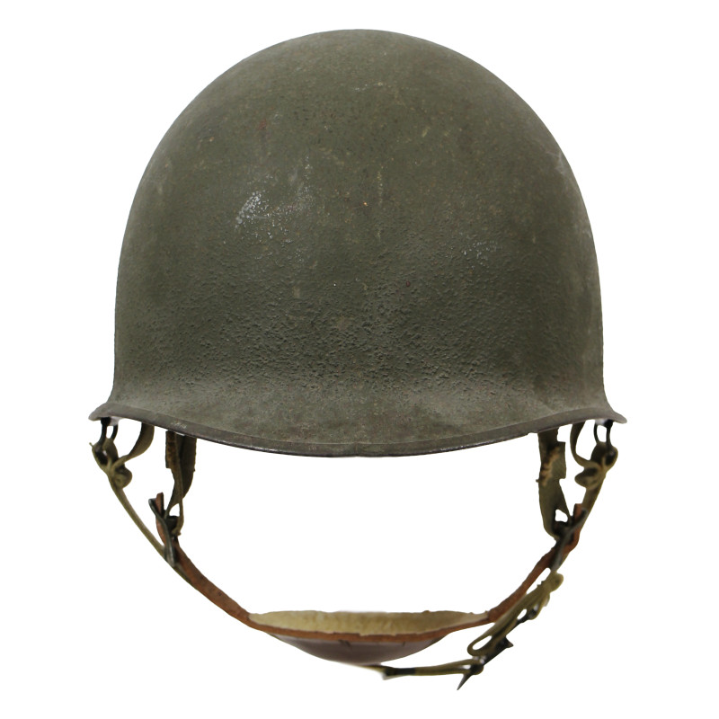 Casque M1C, parachutiste, liner Westinghouse, complet