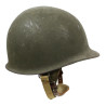Casque M1C, parachutiste, liner Westinghouse, complet