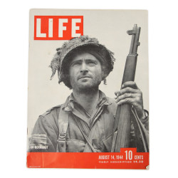 Magazine, LIFE, 2nd Lt. Kelso Horne, 508th PIR, 82nd Airborne Division, August 14, 1944
