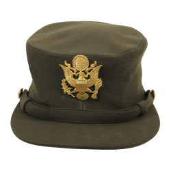 Casquette officier, Women's Army Corps, chocolat, Nina Neal, taille 56