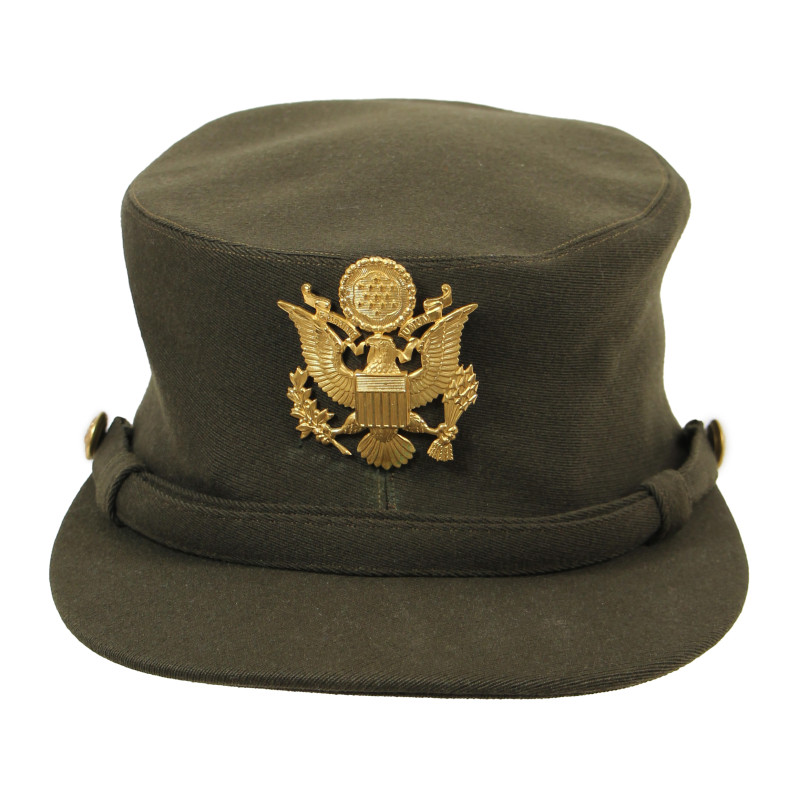 Casquette officier, Women's Army Corps, chocolat, Nina Neal, taille 56