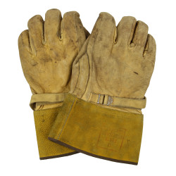 Gloves, Protector, Leather, Heavy, US Army, Size 11