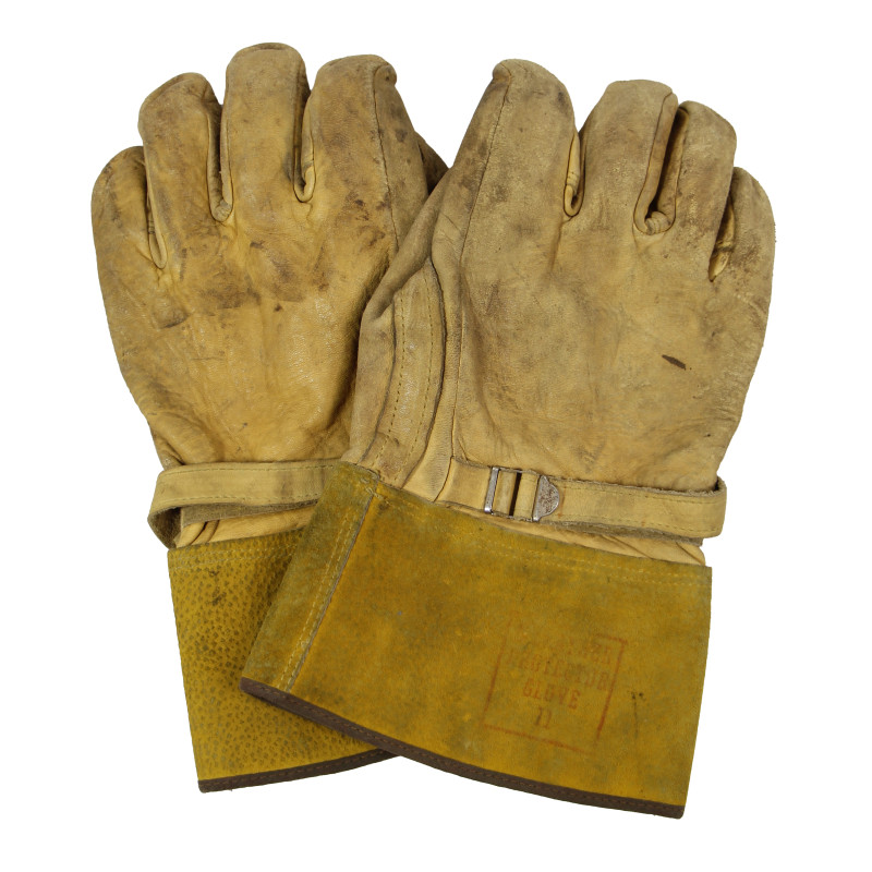 Gants de protection en cuir, US Army, taille 11