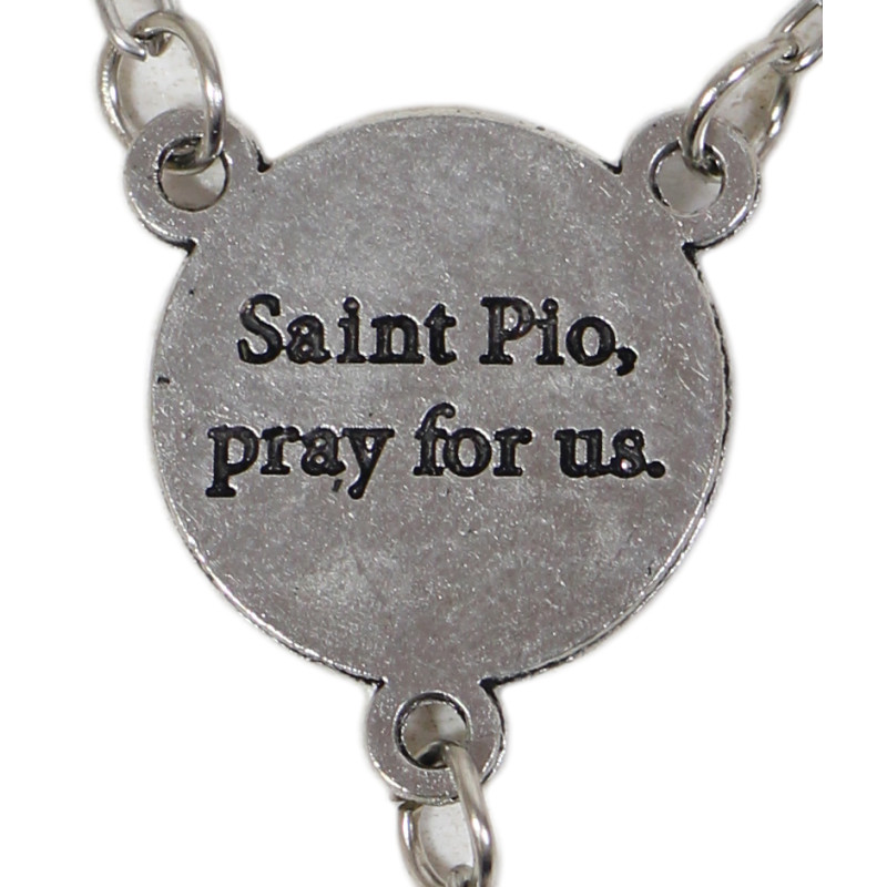 Rosary, Catholic, US Army, 'Saint Pio, pray for us.'