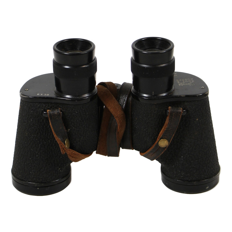 Jumelles M3, 6x30, U.S. ARMY, avec étui en cuir, BAUSCH & LOMB OPT. CO.