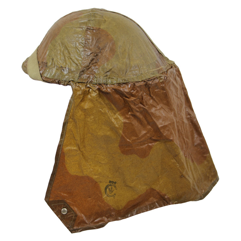 Couvre-casque anti-gaz canadien, ARISTO 1944, avec casque Mk II