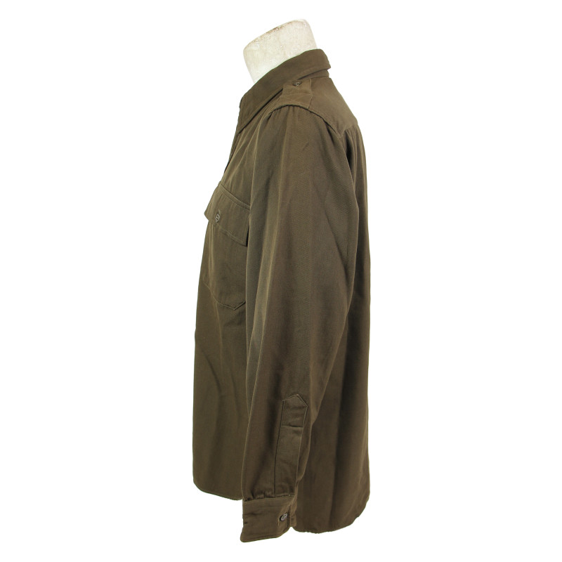 Chemise officier, US Army, chocolat