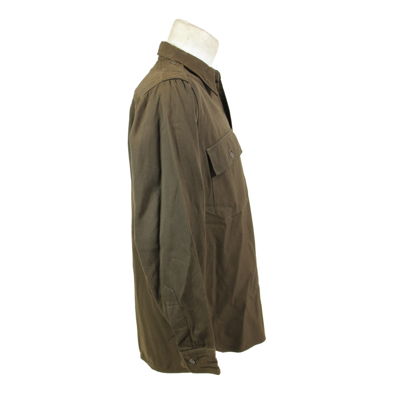 Chemise officier, US Army, chocolat