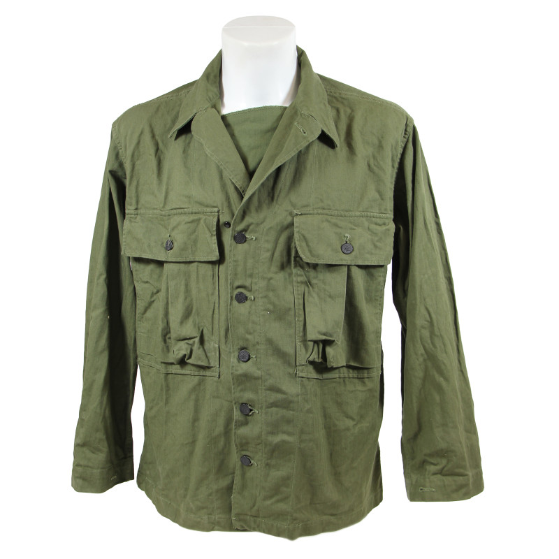 Jacket, HBT (Herringbone Twill), Special, US Army, OD 7, 38R