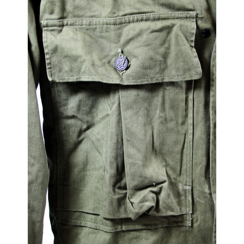 Veste de combat, US Army, treillis HBT (Herringbone Twill), Special, OD 7, 38R