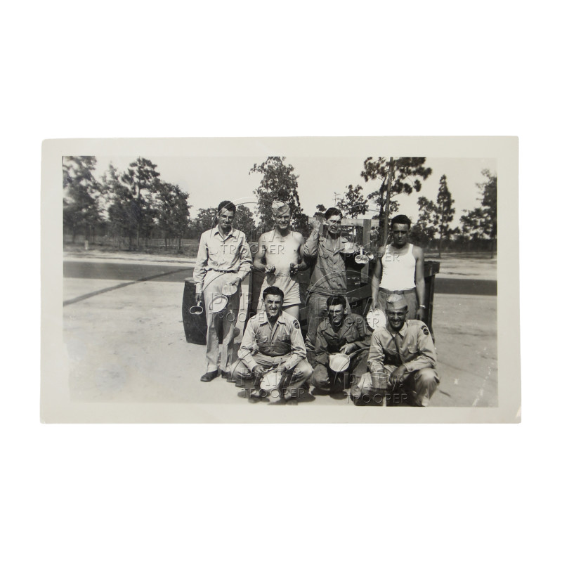 Lot de trois photographies, 17th Airborne Division