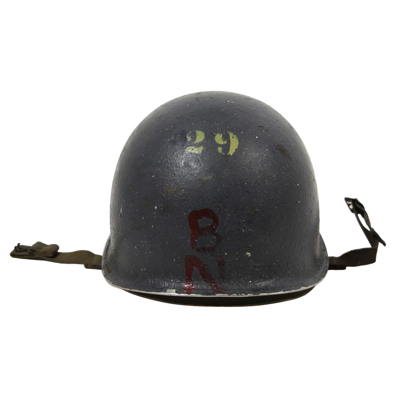 Helmet, M1, Fixed Loops, US Navy, SEAMAN PAPER CO. Liner
