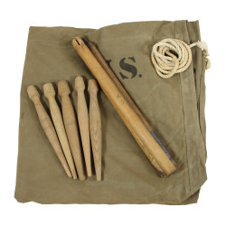 Tent, Shelter, Half, 1st Type, US Army, CLIFTON MFG. CO. 1942