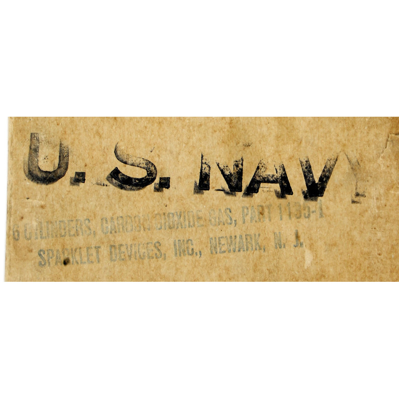 Box, 6 Cylinders, CO₂ Gas-Filled, US Navy, Full