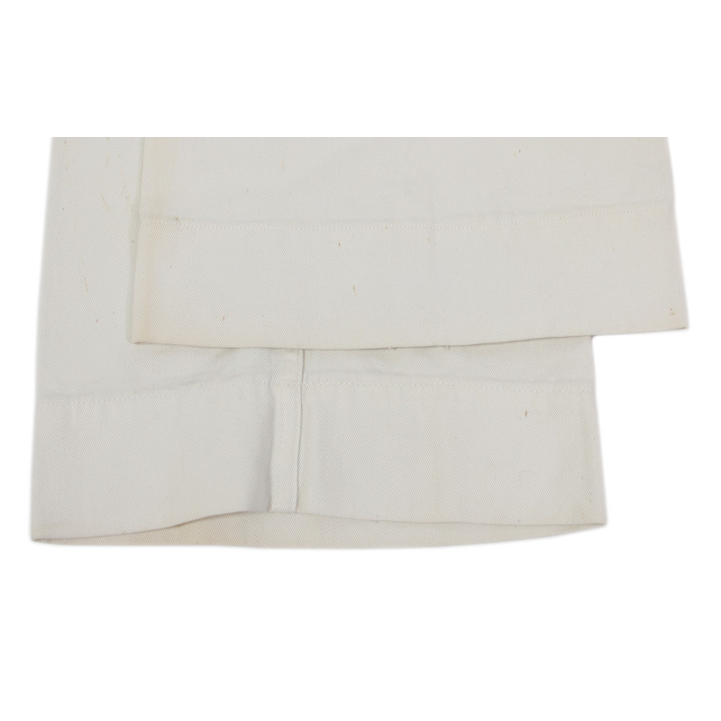 Trousers, Undress White Service Uniform, US Navy, Named
