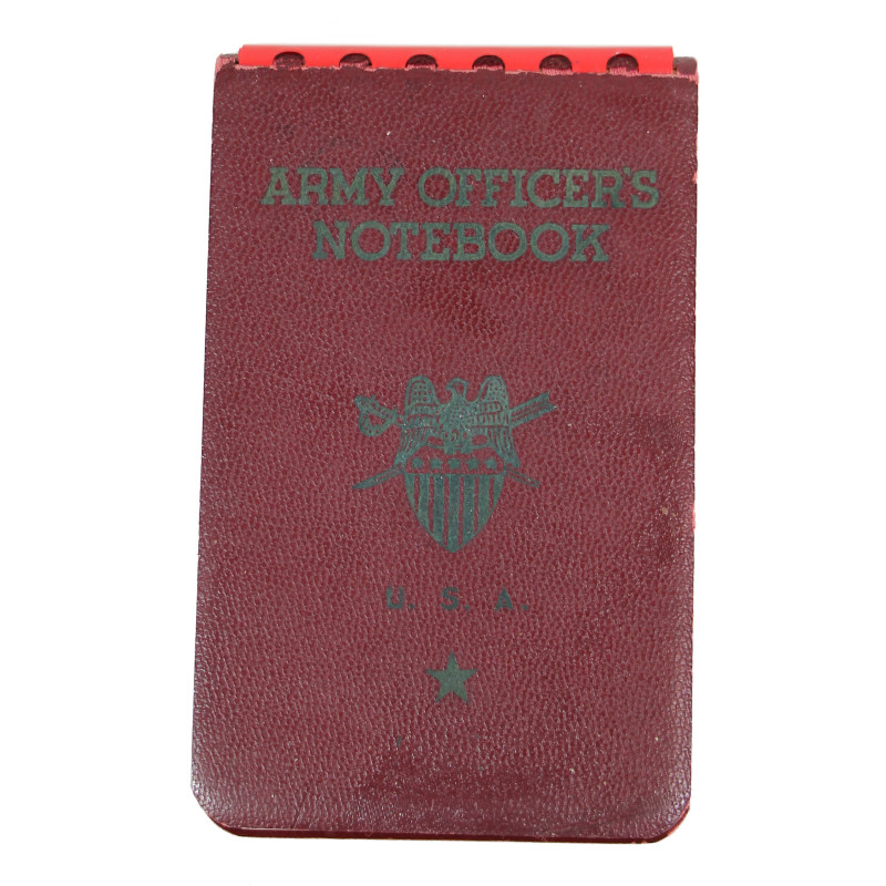 Carnet, Army Officer's Notebook, Cpt. Arnold Block, Medic, 82nd Airborne Division, ETO