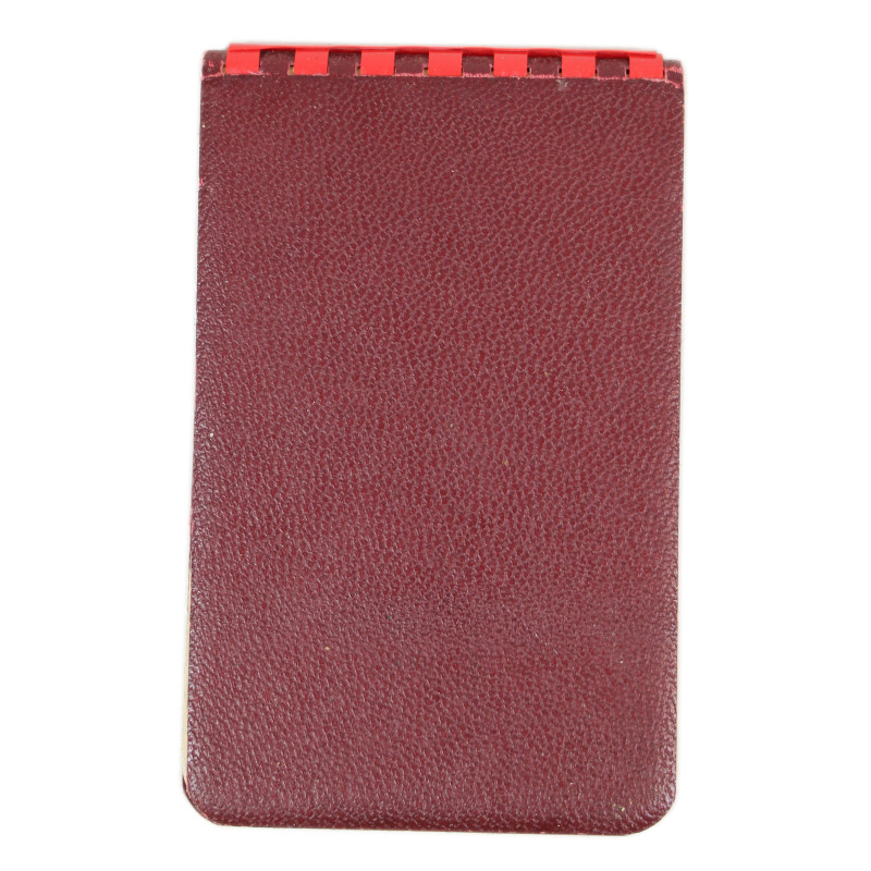 Carnet, Army Officer's Notebook, Cpt. Arnold Block, Medic, 82nd Airborne Division, ETO