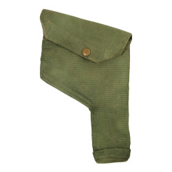 Holster en toile britannique, revolver, 1943, blancoté