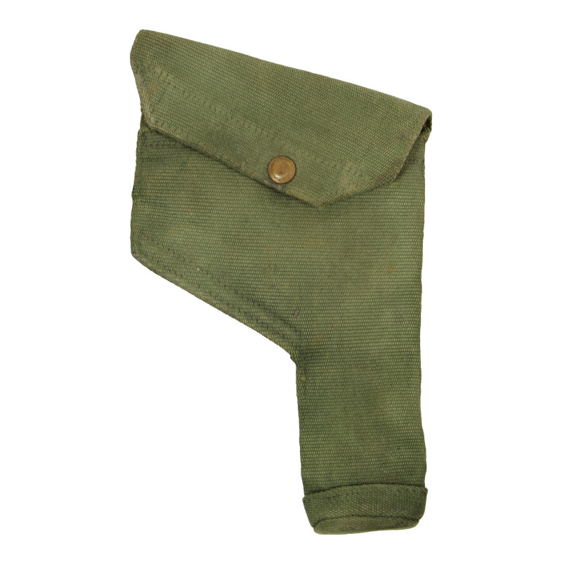 Holster en toile britannique, revolver, 1943, blancoté