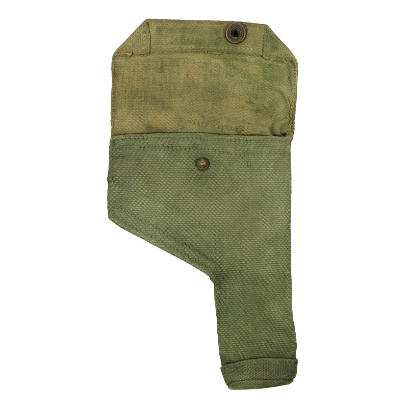 Holster en toile britannique, revolver, 1943, blancoté