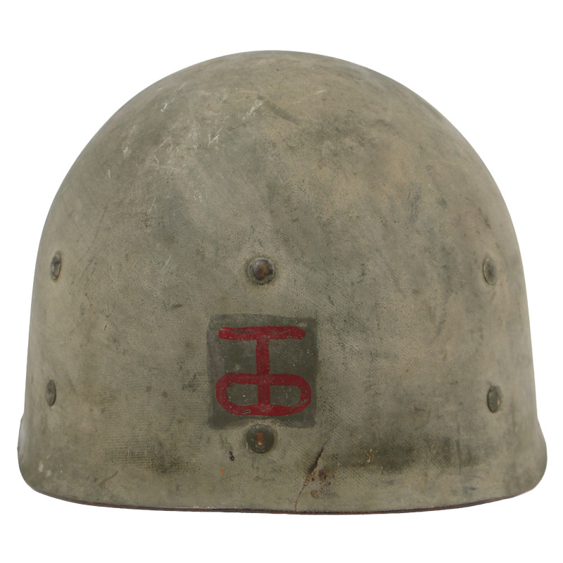 Sous-casque M1 (liner), FIRESTONE, 90th Infantry Division, nominatif