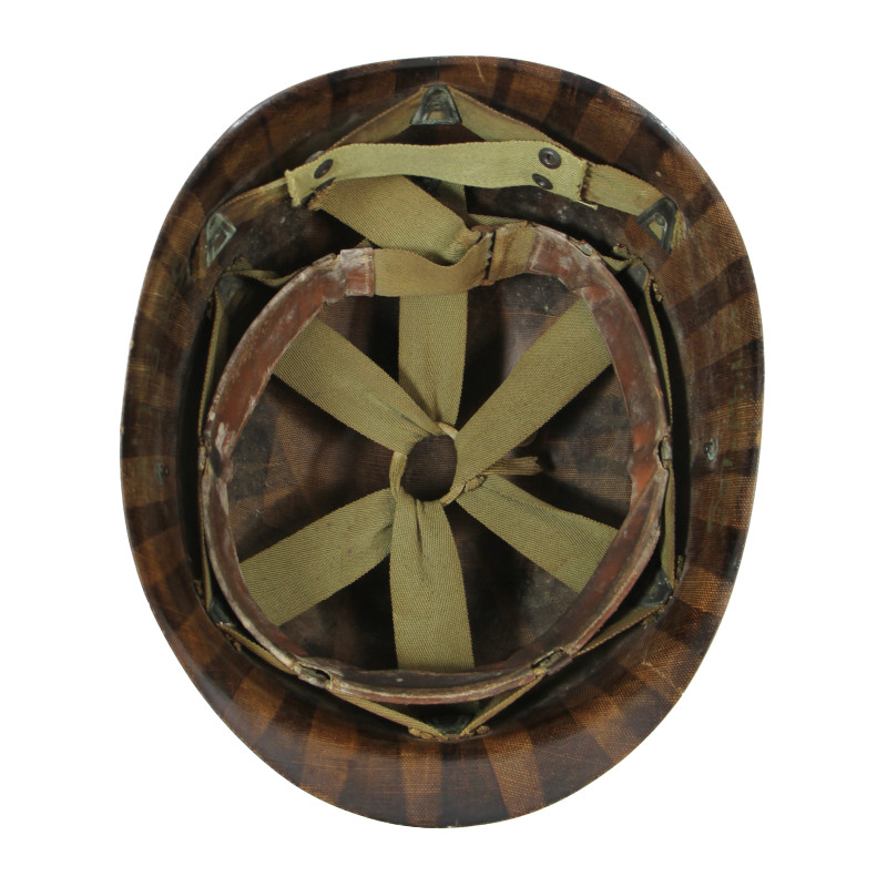 Sous-casque M1 (liner), FIRESTONE, 90th Infantry Division, nominatif