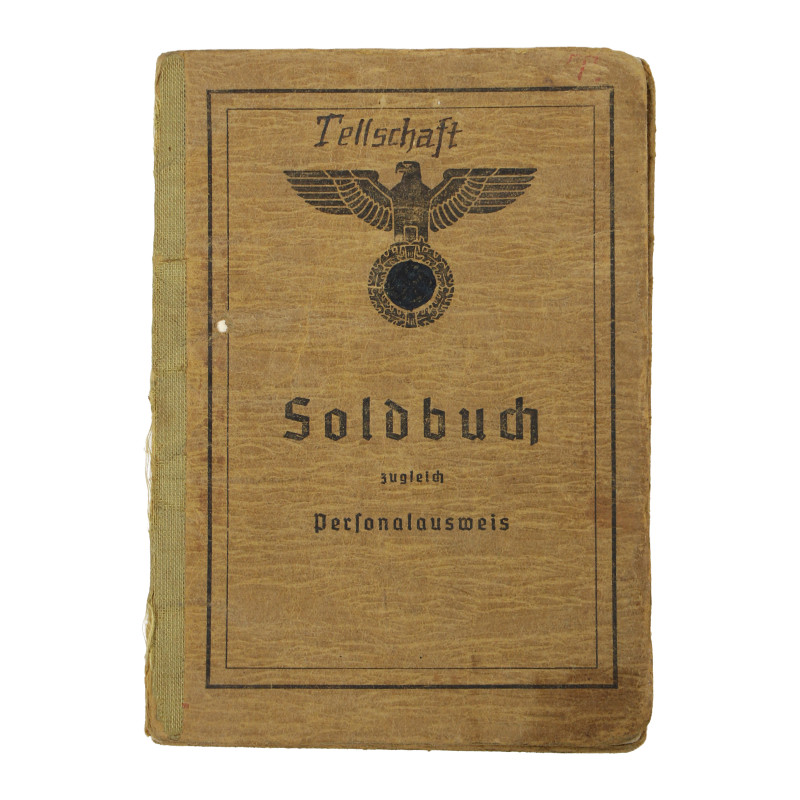 Soldbuch, Ob. Gefr. Oskar Tellschaft, Heer